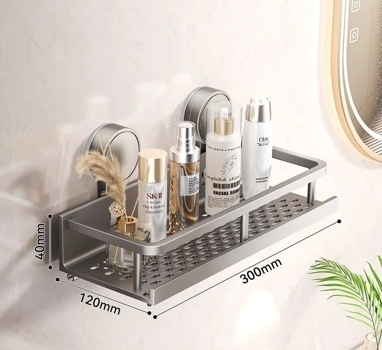 Aerospace Aluminum No-Drill Wall Shelf
