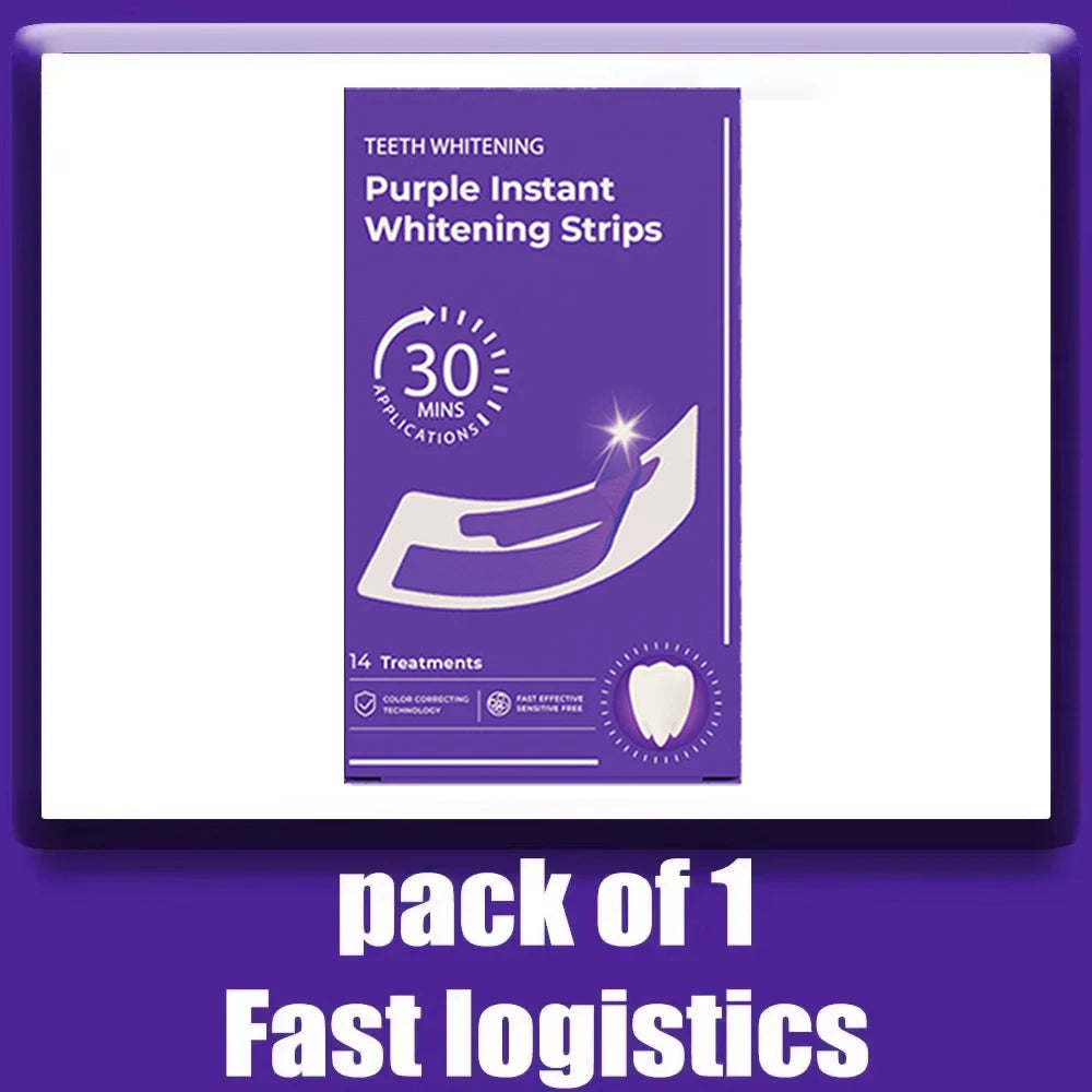 Purple Teeth Whitening Strips