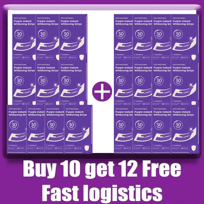 Purple Teeth Whitening Strips