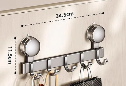 Premium Aluminum Suction Wall Hooks