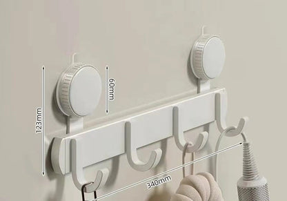 Premium Aluminum Suction Wall Hooks