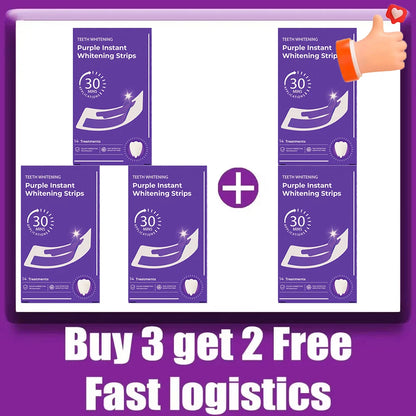 Purple Teeth Whitening Strips