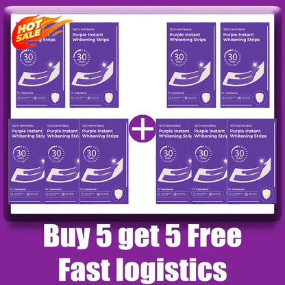 Purple Teeth Whitening Strips