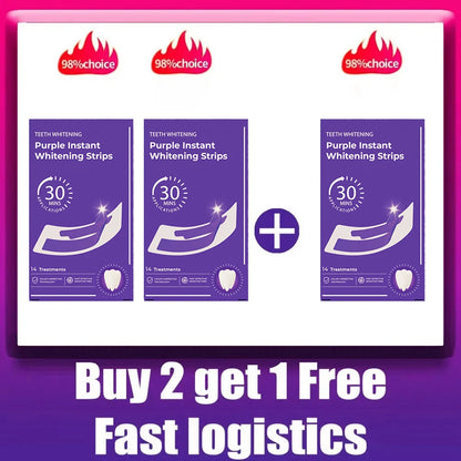 Purple Teeth Whitening Strips