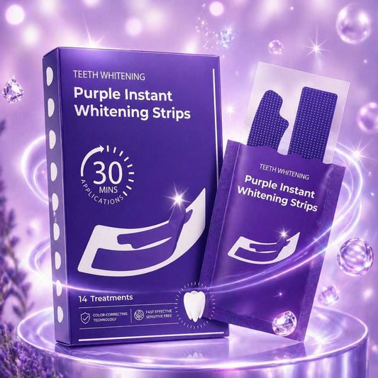 Purple Teeth Whitening Strips